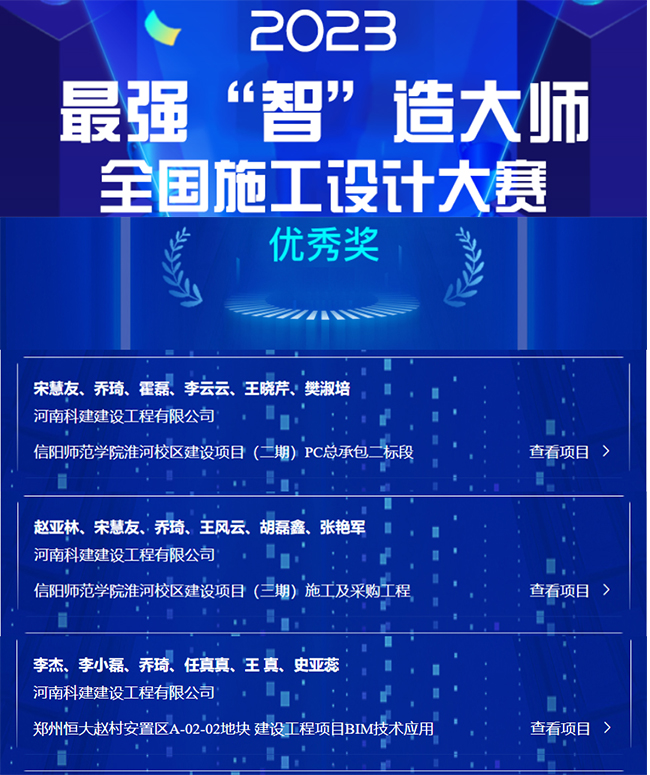 工艺创新助力技术升级,全国施工设计大赛再获荣誉